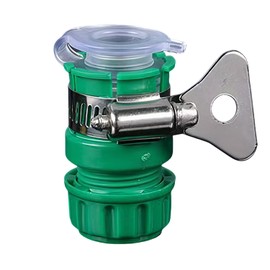 TTFORYUHOZE Universal Rubber Tap Connector 15-20mm Indoor and Outdoor - Includes Free Hozelock Compatible Female Connector for 1/2 Hose - Perfect for Kitchen, Garden, Bath.