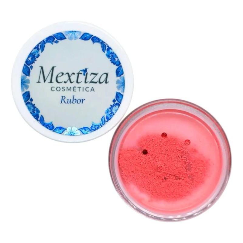 Rubor En Polvo Mineral Mextiza Sfp 10 Rubor Natural Noche