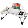 Laptop Desk,Lap Desk, Foldable Desk Bed Tray, Lap Desk for