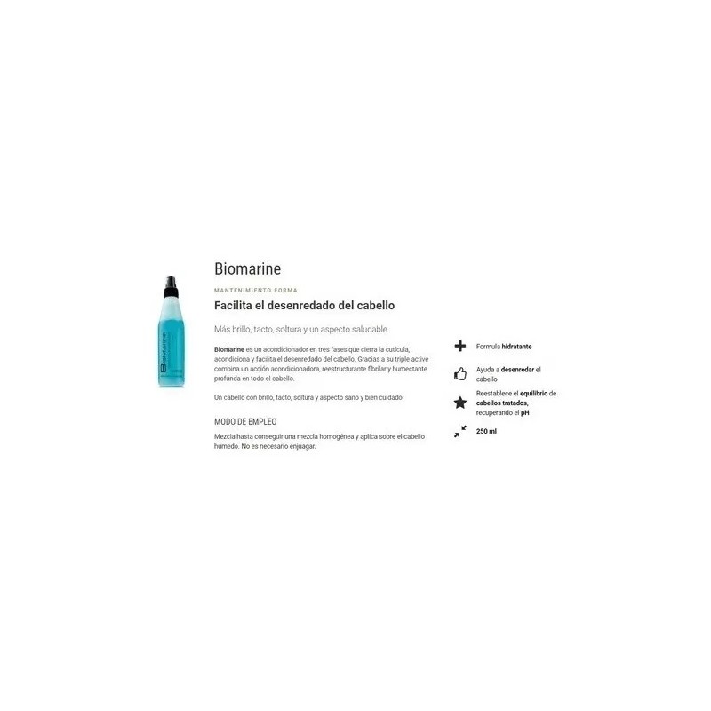 Salerm ® Biomarine Acondicionador Desenreda Cabello 250ml
