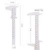 2pcs 6Inch 150mm Mini Caliper Double Scale Plastic Vernier Caliper