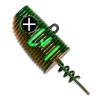 Monkey Lures Screw Head Screw Heads for Rubber Fish, Weight: