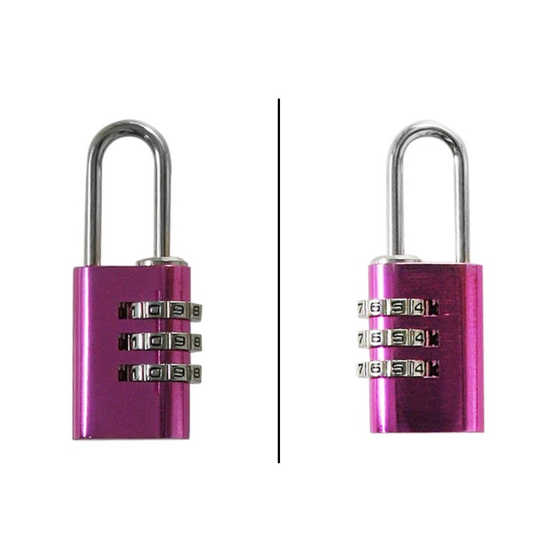 WAKI Lock TW-925 Aluminum Key Love Lovely Pink