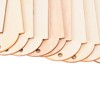 50pcs Wood Pieces DIY Natural Rustic Unfinished Wood with Hemp