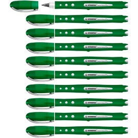 Rollerball - STABILO worker+ colorful - Pack of 10 - Green