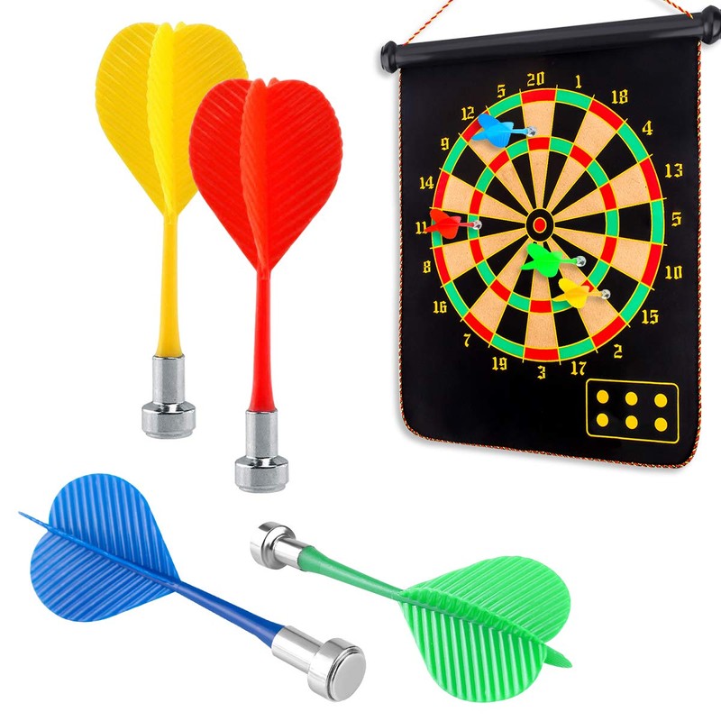 Yalis Magnetic Darts 12 Packs, Replacement Dart for Magnet Dartboard,