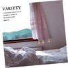 Abaodam 4pcs Heavy Duty Curtain Pendants with Metal Clips Secure