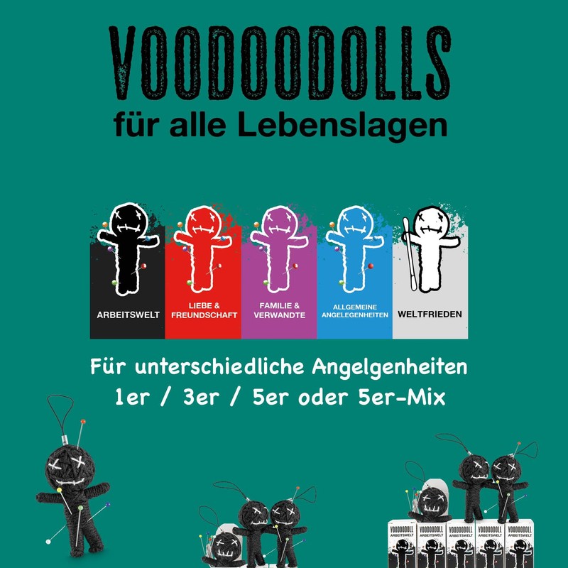 Schöne Güter Set of 5 - Voodoo Doll General Affairs