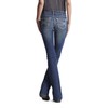 Ariat Female R.E.A.L. Mid Rise Stretch Entwined Boot Cut Jean