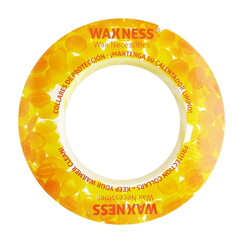 Waxness Waxing Protection Collars 50 Pack Yellow Fits Most 14