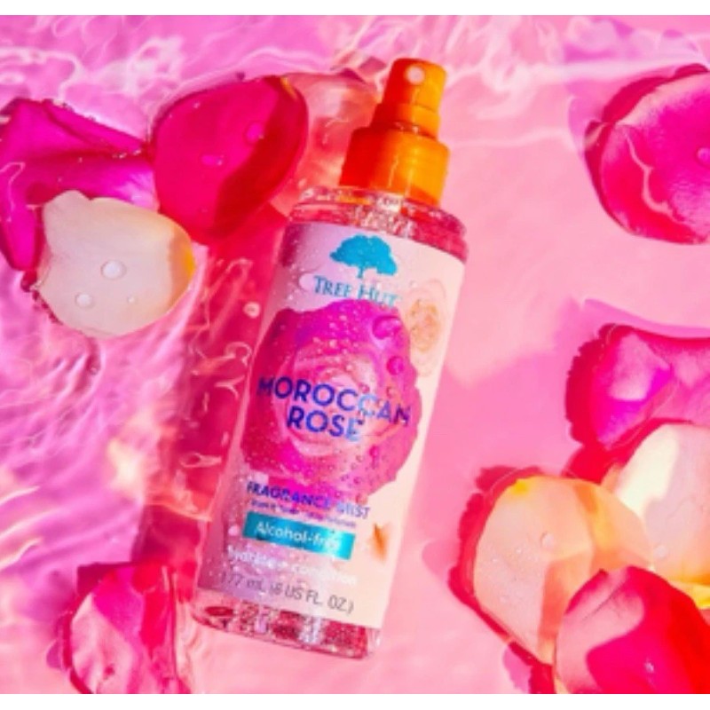 Tree Hut Moroccan Rose Fragrance Mist Body Spray Women Men