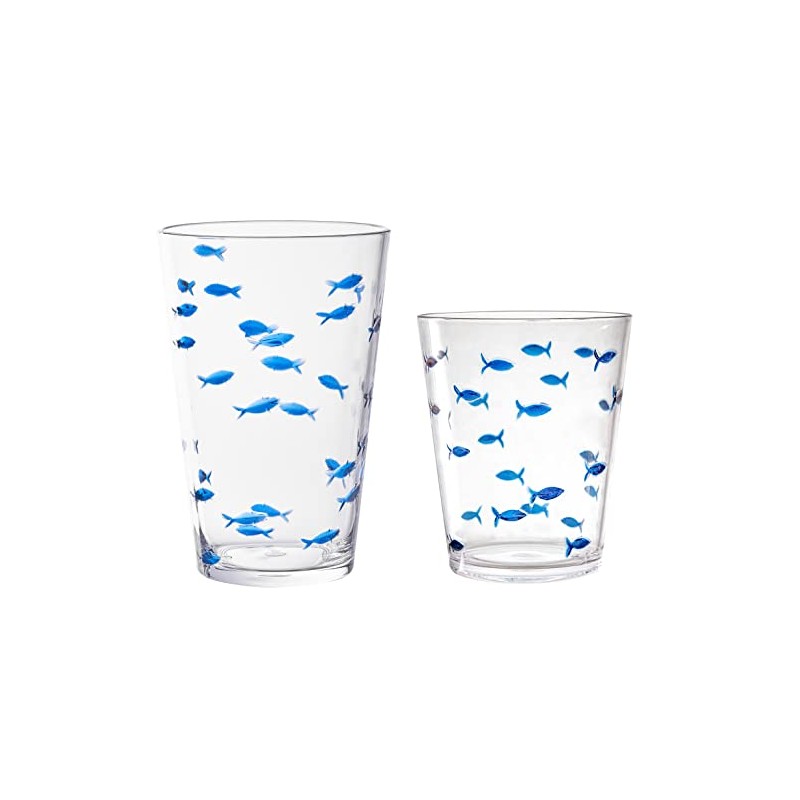 KLIFA- CHARLESTON- 16.5 & 19 oz, Set of 8, School