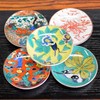 Stylish Dish Set, Kutani Ware, Small Plates, Set of 5,