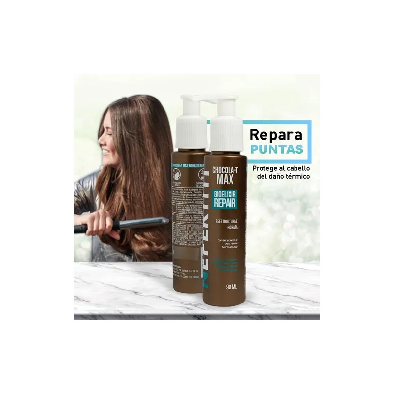 Tratamiento Para Cabello Maltratado Bioelixir Chocola-t Nefertiti 90ml