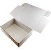5 x White SHOE Boxes Size: 15" x 11" x