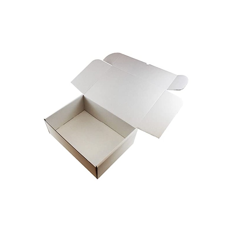 5 x White SHOE Boxes Size: 15" x 11" x