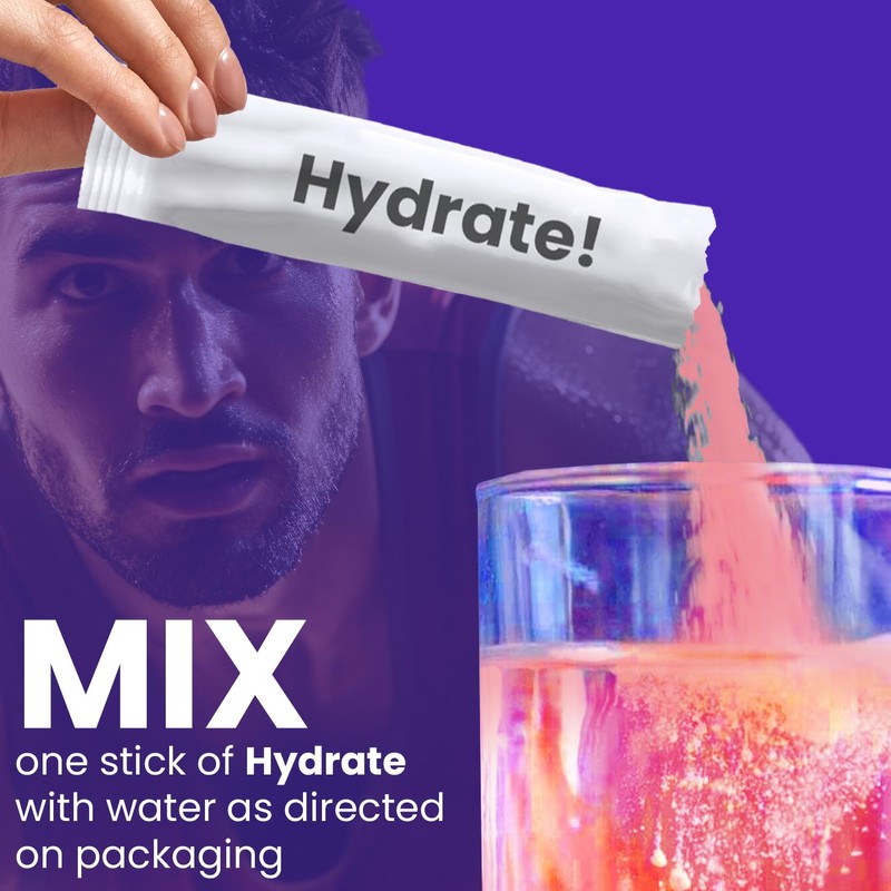 Vital Rise® Hydrate! - Berry Blast - Hydration Powder Packets