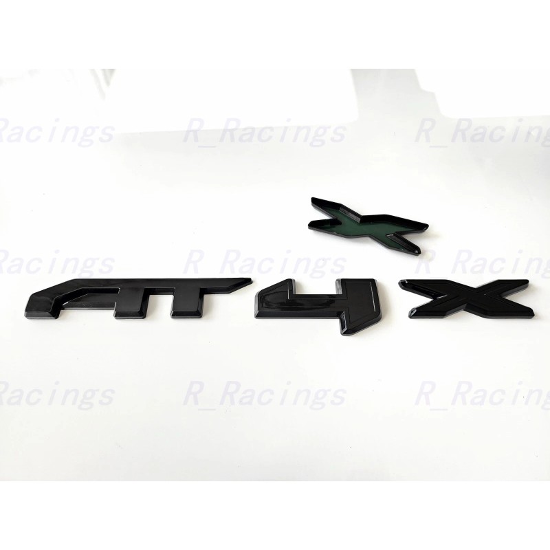 Auto Front Grill Gloss Black AT4X OVERLAY Emblem 2023+ GMC