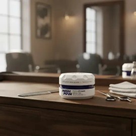 Crema Moldeadora Para Cabello Styling Cream Nishman 150 ML Look Natural Peluquería Barber