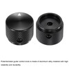 sourcing map 2 Pcs Aluminium Potentiometer Knobs, 3/16"(4mm) IDx7/8"(20mm) ODx5/8"(15.5mm)