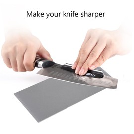 Glomora Sharpening Stone 80-3000 Grit Thin Grinding Polishing Stone for Knife Sharpening, Wood Crafts, Metal & Jade Work (17x7.5cm)