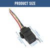 4 Pack 12V DC Waterproof Relay and Harness 40/30 AMP