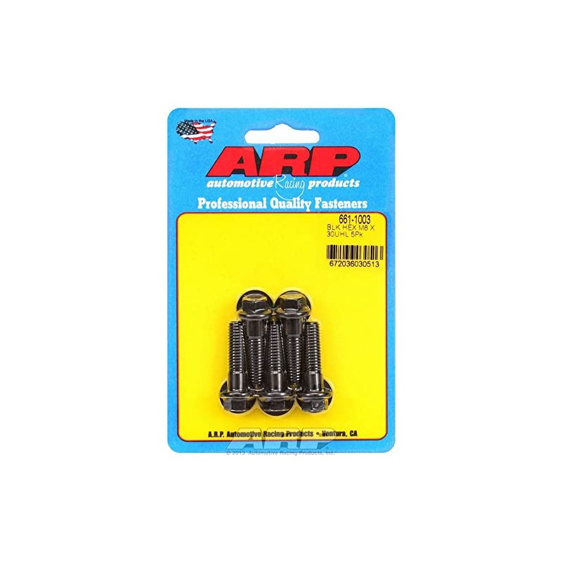ARP (661-1003) Hex Oxide Bolt, Black