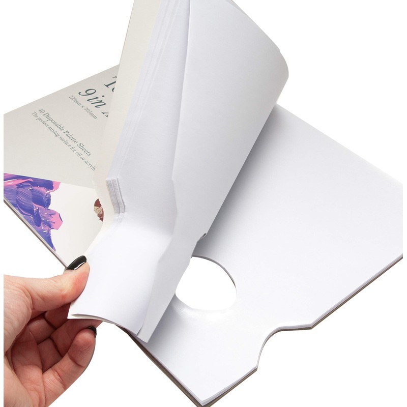 Elements Tear Off Palette - 40 Disposable Painting Palette Sheets,