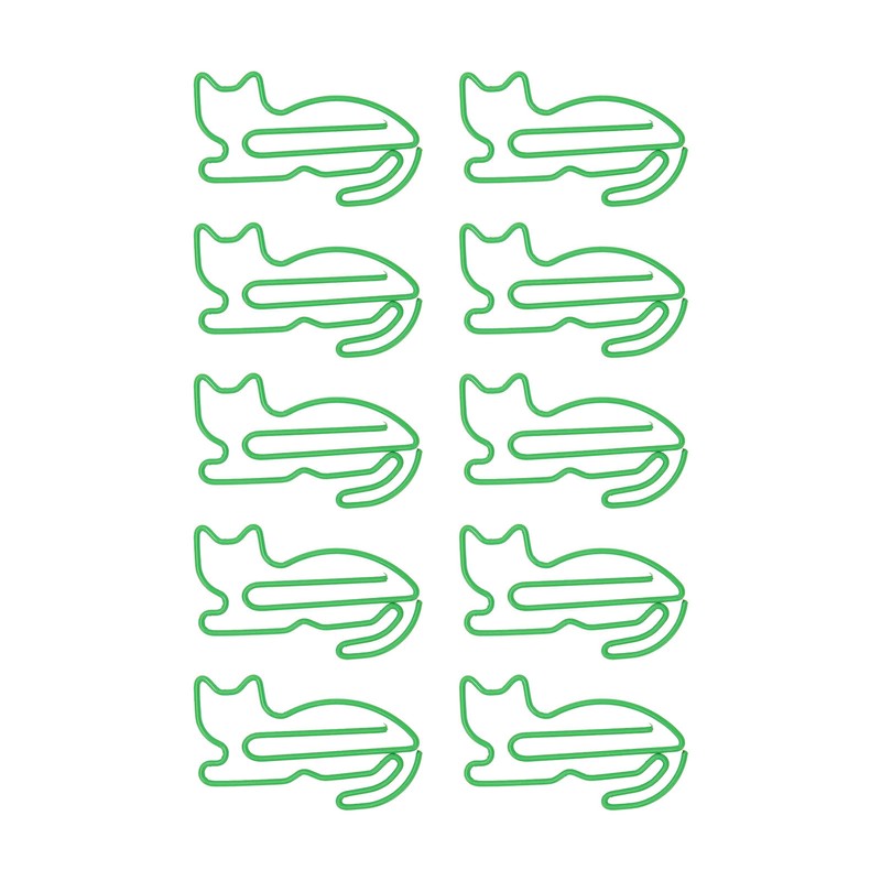 100 Pcs Cute Paper Clips Animal Shaped Fun Bookmark Document