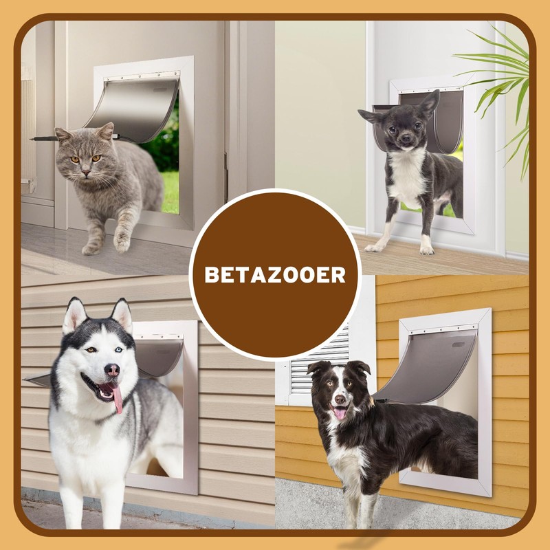PAC11-11039 Dog Door Replacement Flap | Heavy-Duty PVC Material |