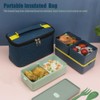 Lunch Box, 1400ml Bento Box with Spoon Fork, Stackable 2