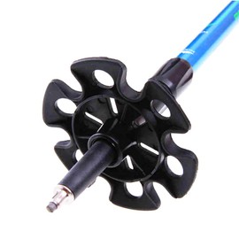 XSAJU トレッキングポール スノーバスケット 6個入り スノーフレーク 交換用 ブラック