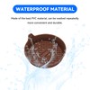 Couslcd 4 Pack Car Cup Coasters, Silicone Insert Recessed Car