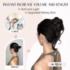XFSRG Haarschmuck Klaue Clip Lockig Wellig Haarverlängerung Messy Bun Haarteile