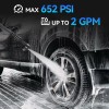 Aihand Cordless Pressure Washer, 652PSI Portable Power Cleaner with Rechargeable