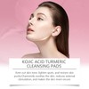 60pcs Turmeric Kojic Acid Cleansing Pads, Kojic Acid and Turmeric