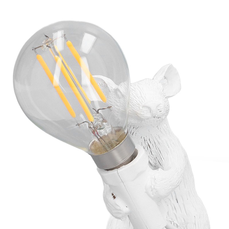 Modern Resin Mouse Lamp E12 Creative Desktop Decoration Animal Lamp
