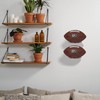 2 Pcs Football Display Stand Clear Football Holders for Display