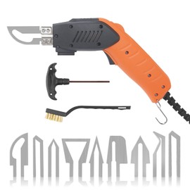 HYPEJET 8-in-1 Styrofoam Cutter with Air-Cooled, Electric Rope Cutter, Temperature Adjustable for Cloth Ropes, Belt, Net Tube, Foam Board, Kt Board, Leather Canvas