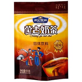 世纪牧场Mongolia Traditional Instant Milk Tea Powder 400g Salty milk tea breakfast instant drink蒙古族传统速溶奶茶粉 咸味奶茶 早餐速溶饮料