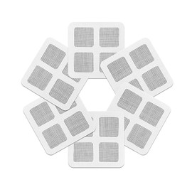 20pcs Screen Repair Kit Door and Window Screen Repair Kit Mesh Screen Repair Patch Self-Adhesive Replacement Screen Patches DIY Repair Holes Tearing Window Screen Repair Sticker Set