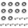 Clarmonde 10 Sets 27mm Shower Door Roller Casters - Replacement
