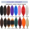 12 pulgadas de cabello afro elástico con 8 paquetes de