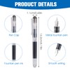 TIESOME Disposable Fountain Pens, Black Ink Smooth Writing Pens Quick-Drying