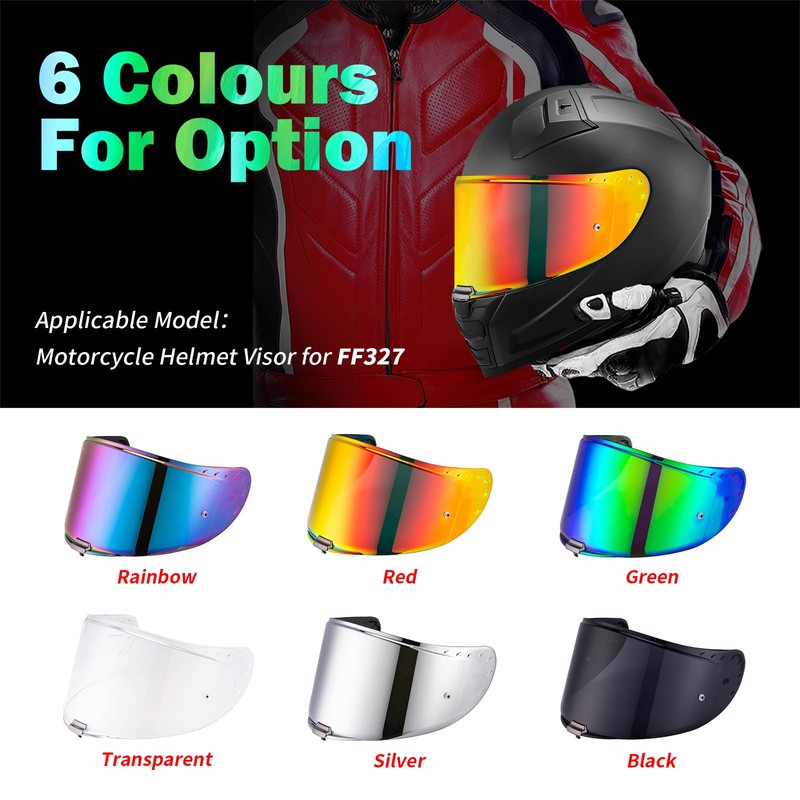 Helmet Visor for FF327 Challenger, Motorcycle Helmet Visor, Motorcycle Wind