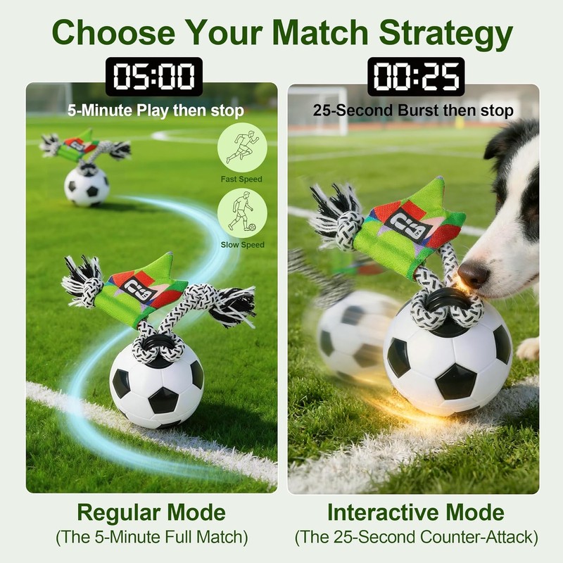 Smart Interactive Dog Ball Toy Automatic Rolling Motion Activated Electronic