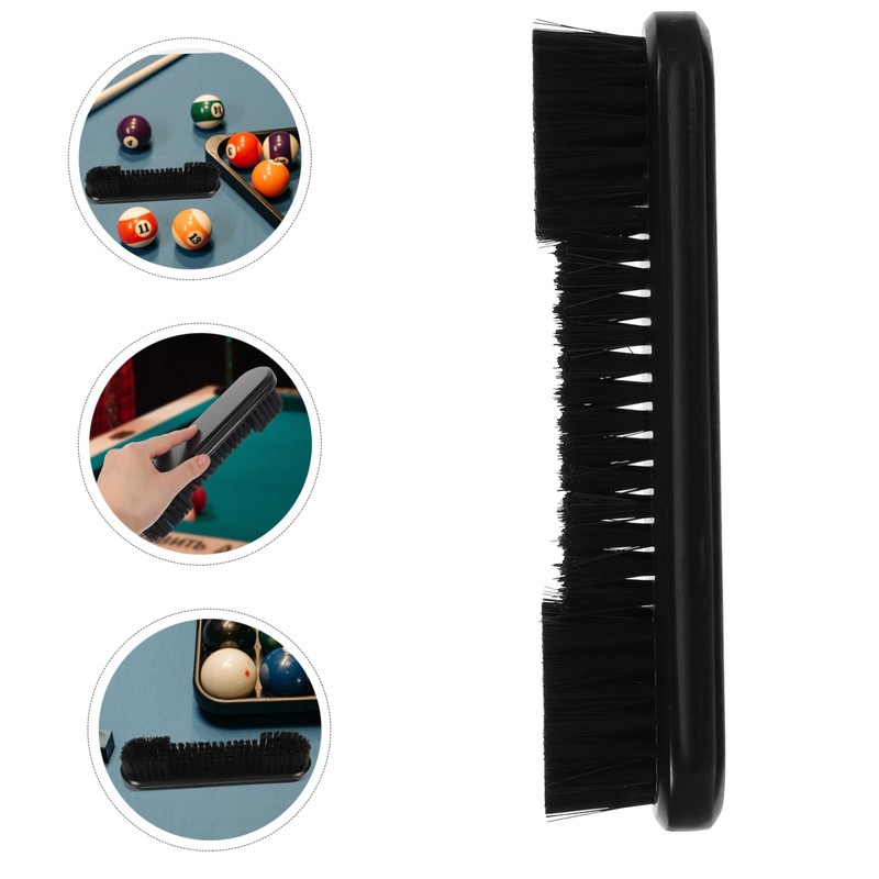Gatuida Portable Pool Table Brush Billiard Cleaning Tool for Dust