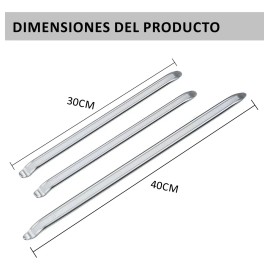 3 Pcs Espatulas 30/40cm Para Desmontar Llanta De Moto Auto