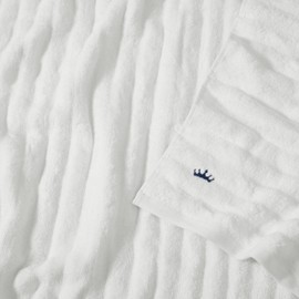 ROYAL VELVET Textured White 6 Piece Towel Set, Solid Color Themed, Oeko-TEX Certified Confidence