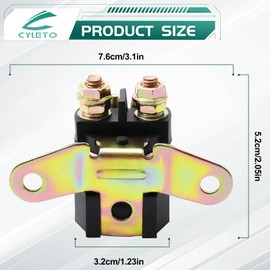 VTX1800 Starter Solenoid Relay for Honda VTX 1800 2002-2008 for Arctic CAT 250 300 1998-2005 SKI-DOO Expedition LE 1200 for Suzuki LTF250 QUADRUNNER 250、LTF300 DR250 1990-1995 GSX600 1988-1997